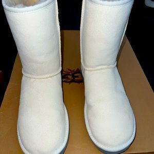 White UGG boots